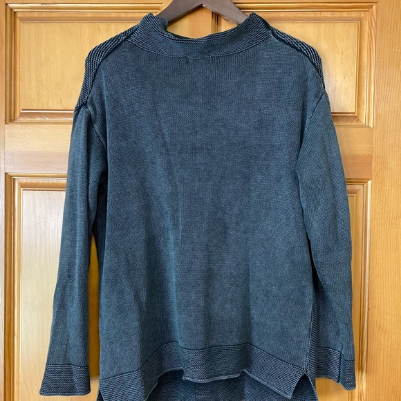 Women’s Carbon 2 Cobalt Grey Knit Pullover Sweater M - Picture 3 of 14